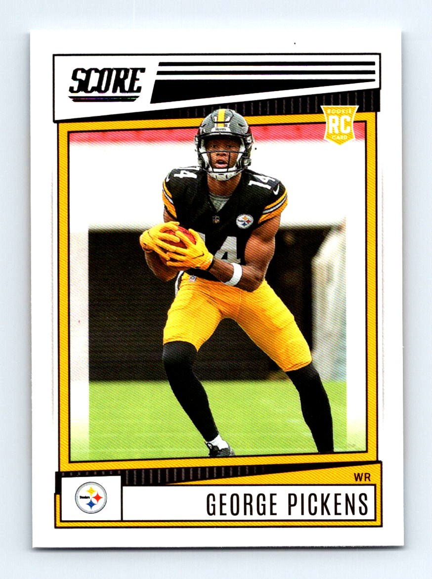 #383 2022 Score BASE George Pickens RC Pittsburgh Steelers