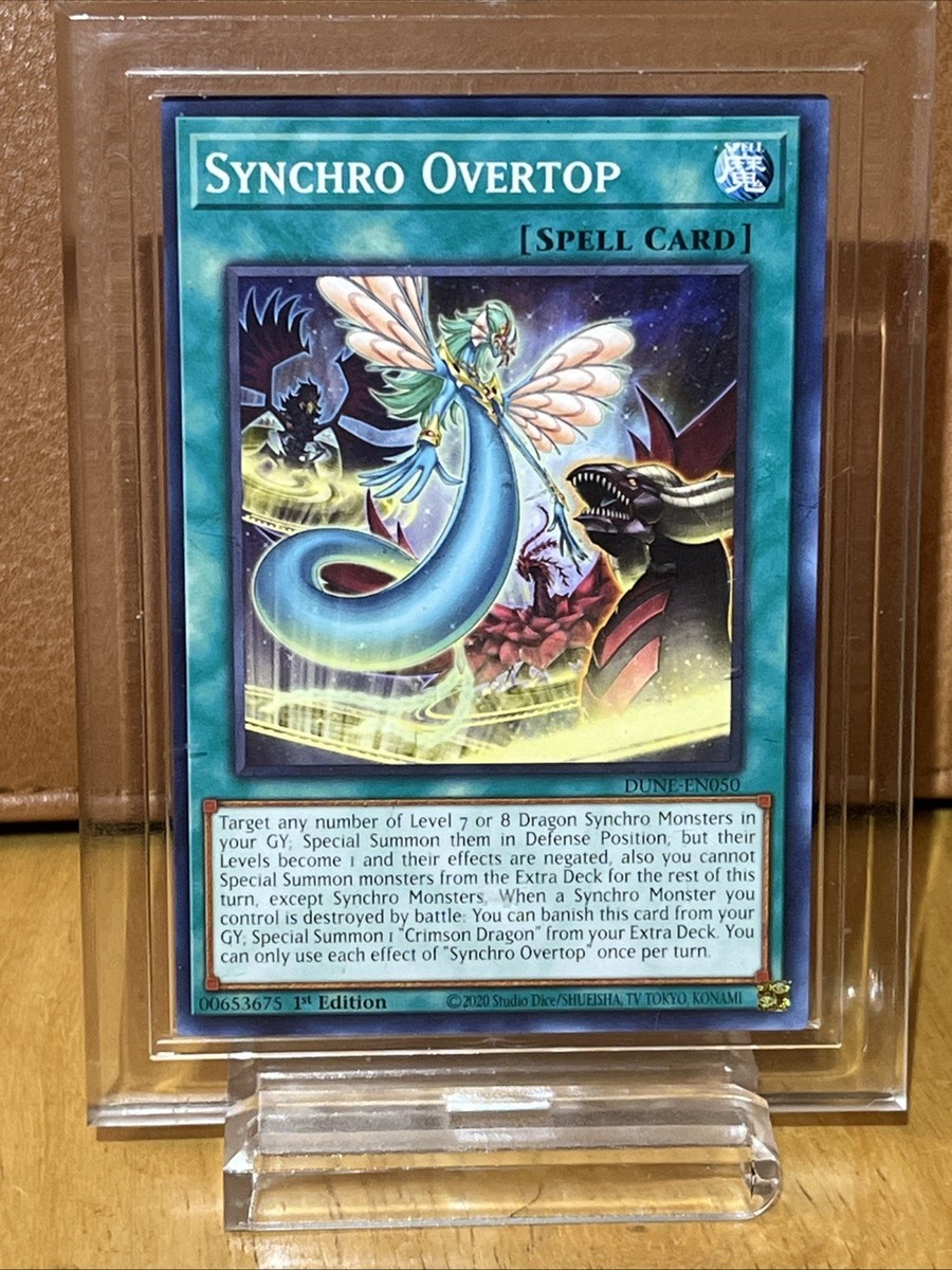 Synchro Overtop DUNE-EN050 Duelist Nexus 1st Edition | eBay Synchro Overtop DUNE-EN050 Duelist Nexus 1st Edition | eBay