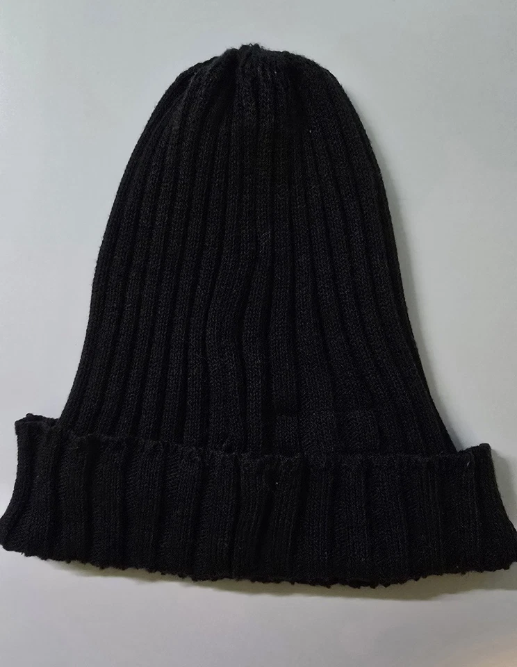 WTAPS Black Beanie 03 162MYDT-HT14 - Image 4 of 4