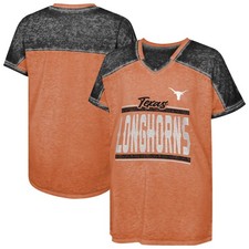 Girls Youth Texas Orange Texas Longhorns Up for Anything Colorblock Dolman