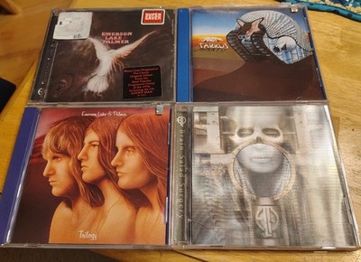 Emerson, Lake & Palmer 4 CD Lot - 1st 4 Albums NM - 1996 Rhino Tarkus Trilogy ++