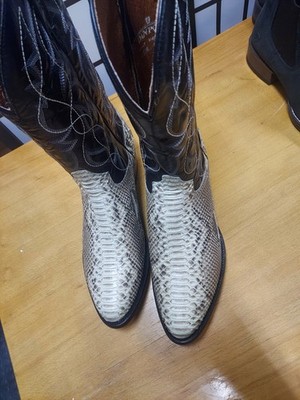 DAN POST Genuine Python Men's Boots size 11 EW