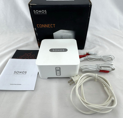 Sonos Connect: Pre-Amp for Home Audio Receiver 1st Gen S1 Compatible Tested