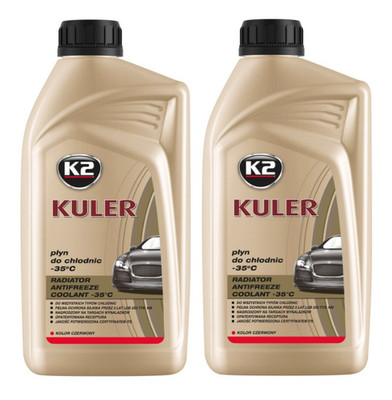 Kühlerfrostschutz K2 Kuler Long Life ROT G12/G12+ 1L -35°C - Fertiges Kühlmittel