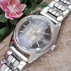 Serviced 1977 Timex Q Quartz Electric "Degrade" Mens Vintage Day Date Watch