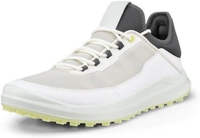 ECCO Core Mesh Spikeless White Golf Shoes Mens 45 11 11.5 M EUC Used Once