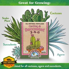 Down To Earth Cactus Succulent Mix 5lb Organic Plant Food 2-4-8