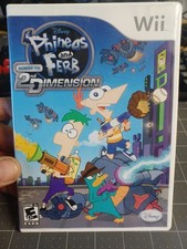 Wii Phineas and Ferb: Across the 2nd Dimension (Nintendo Wii) No Manual- Tested