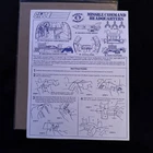 GIJOE 1982 RARE COBRA MISSILE COMMAND HEADQUARTERS Instruction Sheet Blueprint
