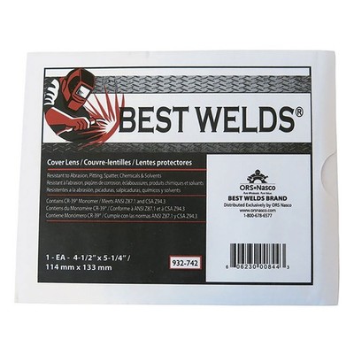 Best Welds SP-35 Cover Lens 4-1/2in x 5-1/4in