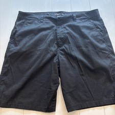 O Neill Hybrid Men s Size 38 Black Stretch Walk Shorts Boardshorts