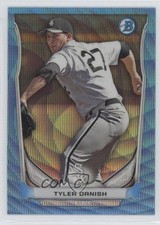2014 Bowman Prospects Chrome Blue Wave Refractor Tyler Danish #BCP54 0a7