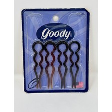 Vintage 1999 Goody Updo Pins 4 Pack Tortoise Brown Hair Forks 32936 Made in USA