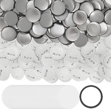 300 Sets 1 Inch / 25Mm Button Maker Supplies, Buttons Supplies for Custom