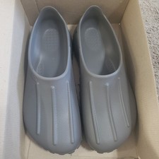 Birkenstock Fun Birki Steel Grey Rubber Clogs New in Box Birki's Sz 9 M  11 W