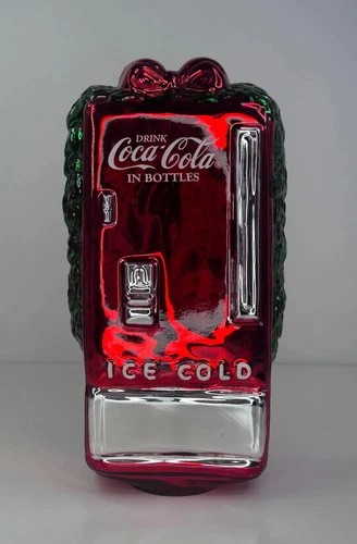 Coca Cola Vintage 1998 Mercury Glass Tabletop Decoration Brilliant Colors
