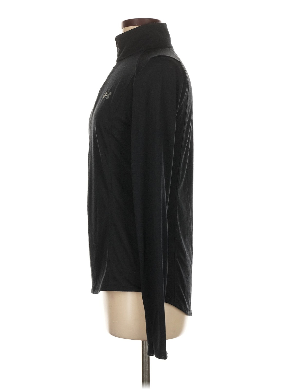 Under Armour Women Black Long Sleeve T-Shirt M thumbnail 4