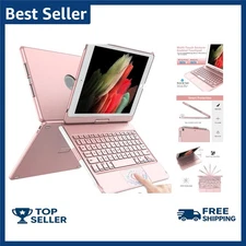 Touch for iPad 9th Generation Case with Keyboard (10.2", 2021), Multi-Touch T...