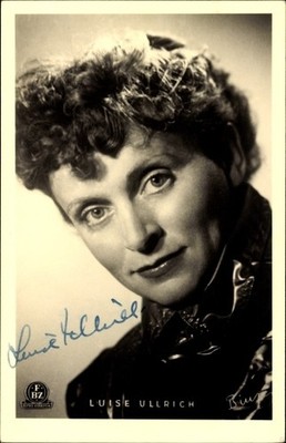 Ak Schauspielerin Luise Ullrich, Portrait, FBZ Verlag, Autogramm - 10867541
