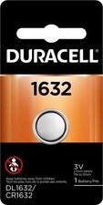 Duracell - 1632 3V Lithium Coin Battery - Long Lasting Battery - 1 Count