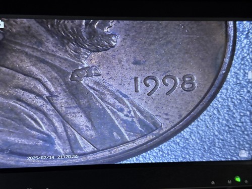 1998 P Lincoln Penny Doubled Die Obverse DDO & Close AM - Picture 3 of 7