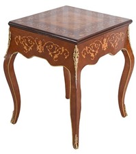 Spieltisch Barock Klapptisch Holztisch Beistelltisch Barocktisch Schachtisch 