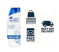 Head & Shoulders Classic Clean Shampoo, 400ml 9.95 per litre