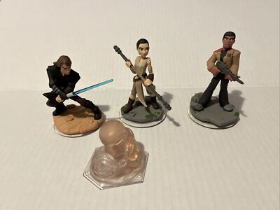 Disney Infinity Star Wars Lot Rey Anakin Skywalker Finn Stormtrooper 3.0
