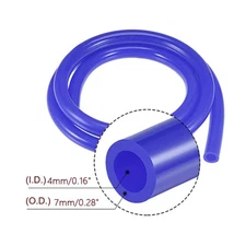 Fuel Air Silicone Vacuum Hose Line Tube Pipe Blue 10 Feet ID 5/32" inch (4mm) 