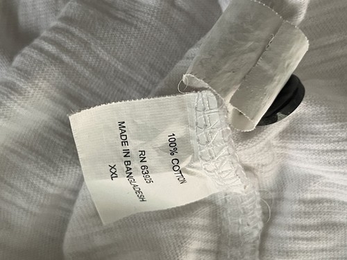 Method Men’s XXL White Casual Polo Shirt 100% Cotton Short Sleeve Pullover - Picture 9 of 9