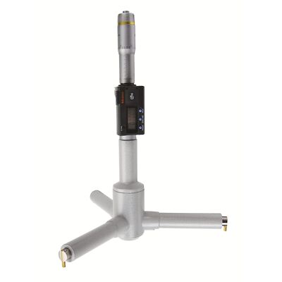 Mitutoyo 468-269 Digimatic Holtest LCD Inside Micrometer, Three-Point, 1.6-2''/40