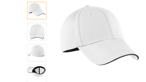 Nike 333115 Dri-FIT Malla Swoosh Flex Sandwich Gorra BLANCA Talla M/L - Imagen 1 de 2