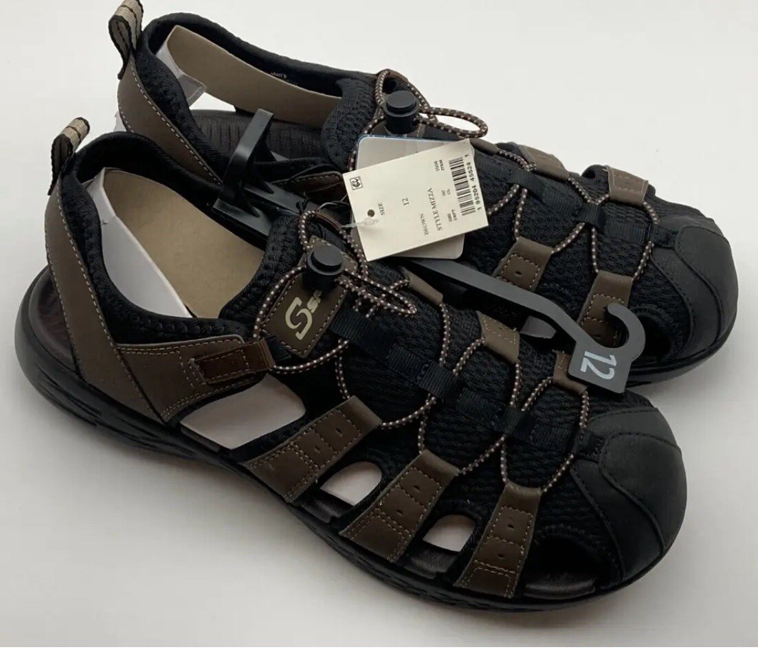 S Sport by Skechers Mens Mizza Sandals Size 12 Brown Hiking Shoes New