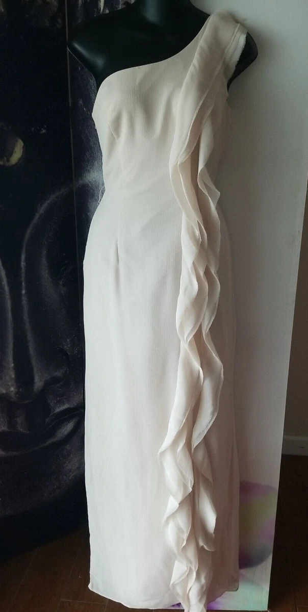 Vera wang ruffle bridesmaid clearance dress