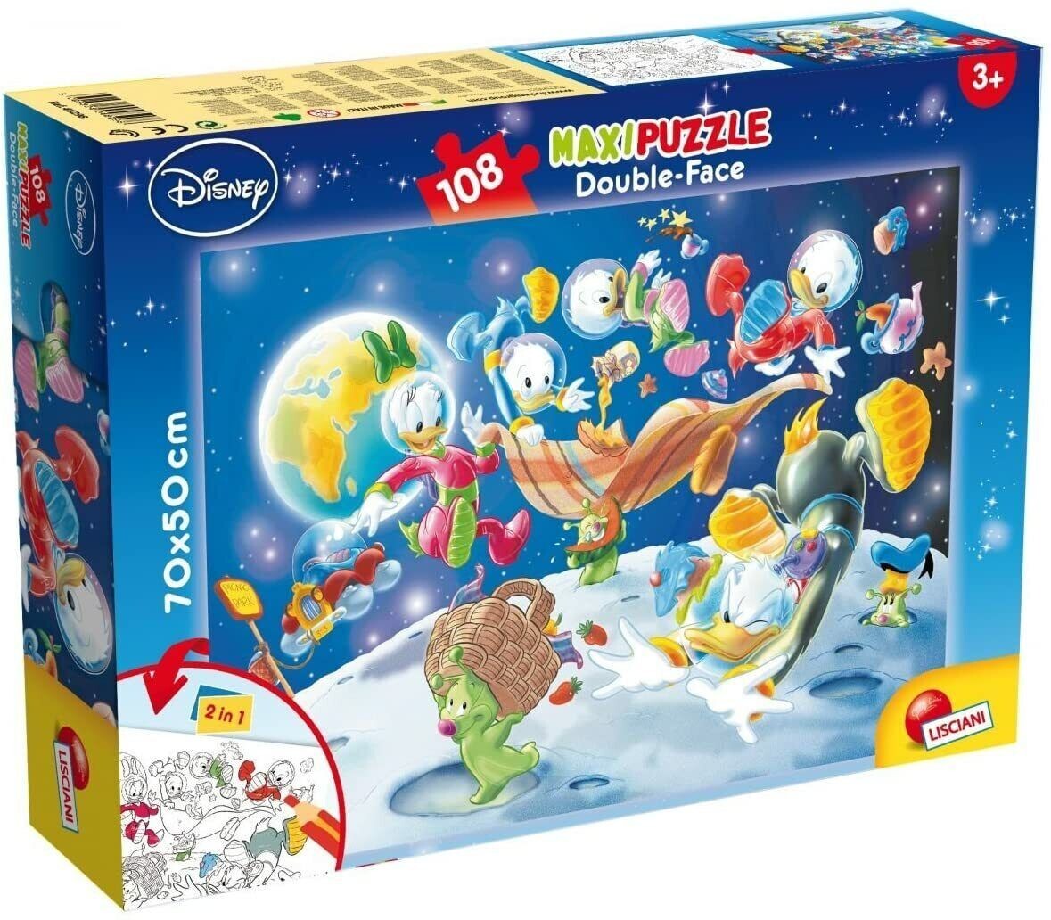 DISNEY PUZZLE DF MAXI FLOOR 108 MICKEY MOUSE - I - Immagine 2