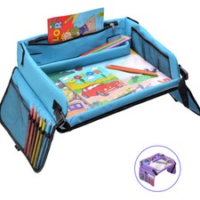 Kids Travel Play Tray   Activity, Snack Tray  Organizer for Car Seat