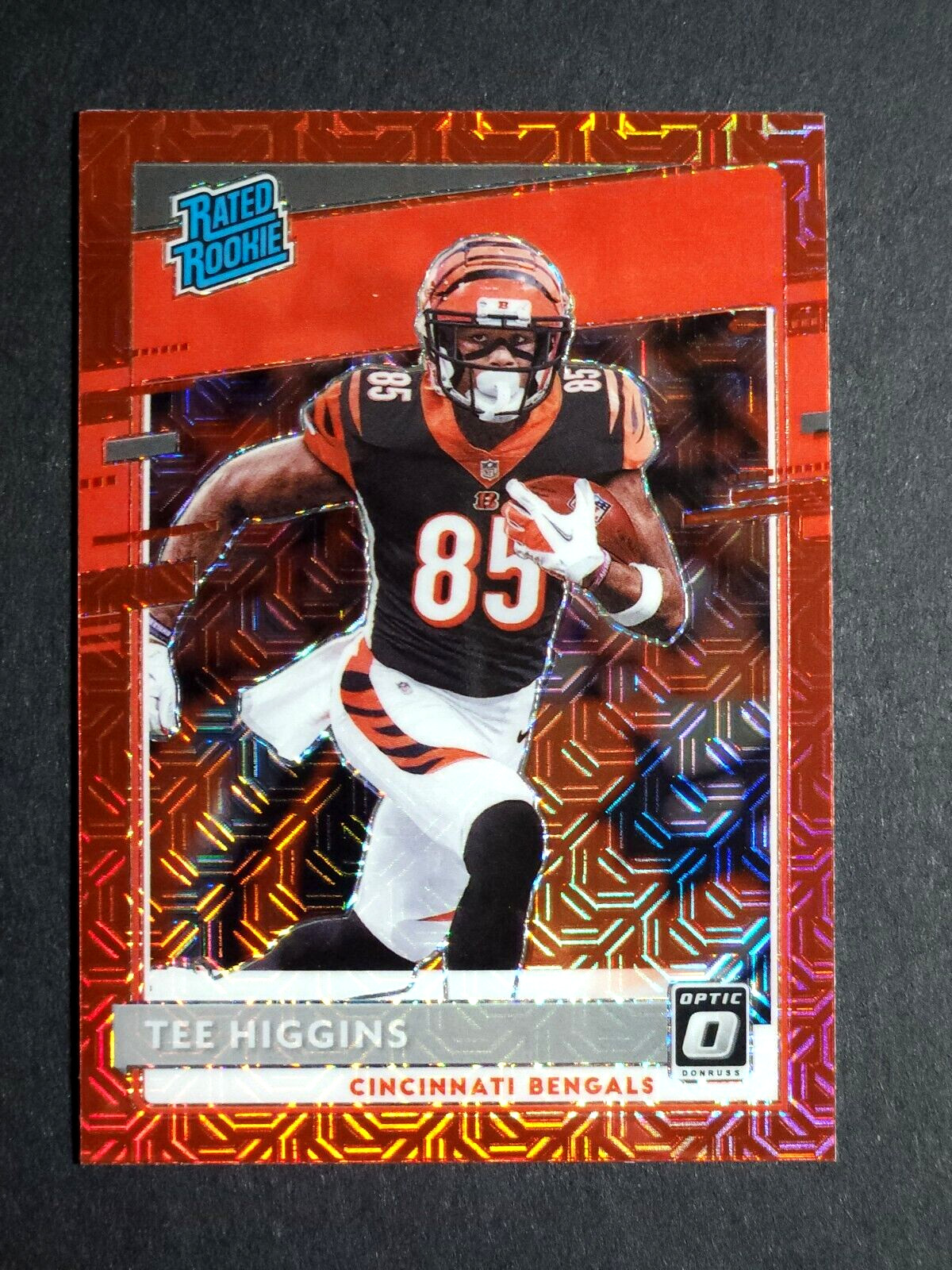 2020 PANINI DONRUSS OPTIC RR RED MOJO #160 TEE HIGGINS ROOKIE BENGALS *NRMT/MINT