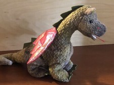 scorch the dragon beanie baby  retired rare ,  mint condition , Iridescent Wings