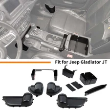 10xGear Shift Tray Organizer Hanging Armrest Storage Box For Jeep Wrangler JL JT