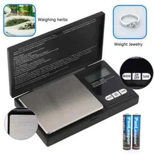Pocket 1000g x 0.1g Digital Jewelry Gold Coin Gram Balance Weight Precise Scale