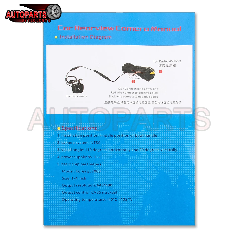 Para Ford Explorer Sport Trac 2001-2005 visión trasera puerta trasera manija cámara  Foto 4 de 4