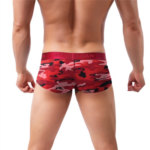 Men's Camo Boxer Briefs Comfortable Underwear Shorts Sports Trunk Sexy Pants AU - Picture 38 of 44