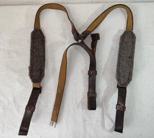USSR SOVIET Army Uniform Chest Rig Double-Shoulder Belt Suspenders Size 2 - Picture 3 of 9