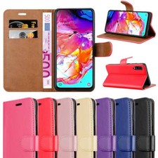 For Samsung Galaxy A90 5G Phone Case Leather Wallet Flip Folio Stand View Cover