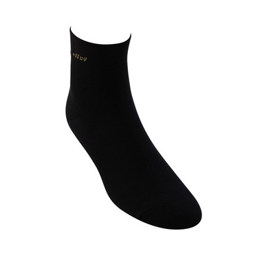 Rubymont deodorant Anti Bacterial Men 1/4 Cut Crew Socks Small Black x 4 pairs