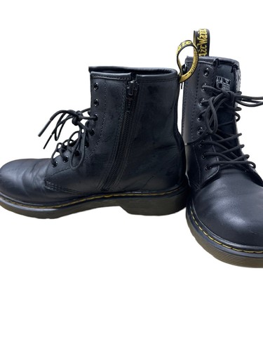 Dr Martens JUNIOR 1460 SOFTY T LEATHER LACE UP BOOTS Size 3Y - 第 3/9 張圖片