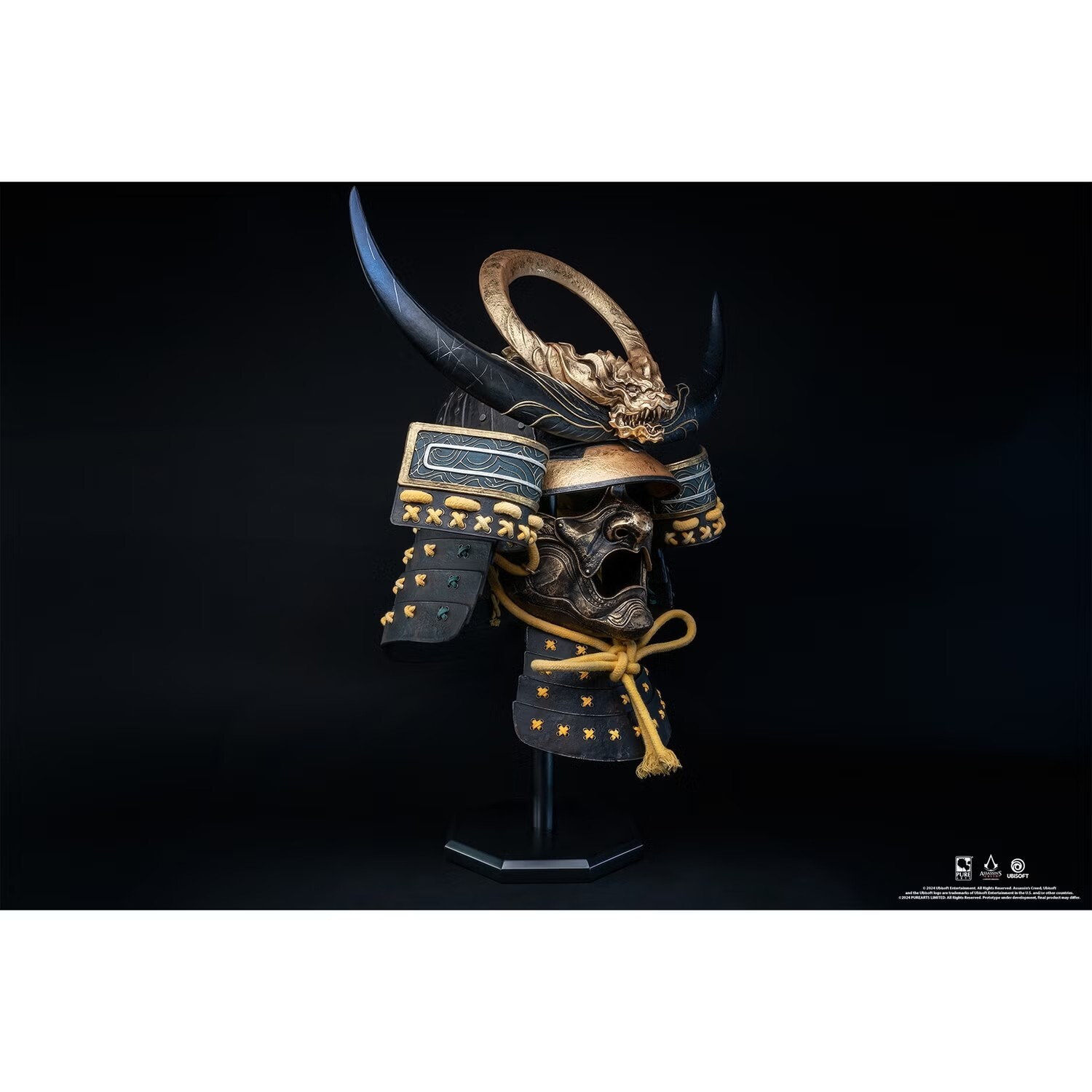 ASSASSIN'S CREED REPLICA 1/1 YASUKE MASK 63 cm PUREARTS PREORDER JAN 2025 Ltd Ed