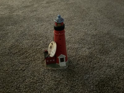 NWT Lighthouse Collection Porcelain Ponce de Leon FL  With Hole For Light