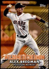 Alex Bregman 2022 Topps 5x7 Welcome to the Show Gold #WTTS-29 6/10 Astros