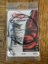Berkley Steelon Wire Wound Leader 30Lb Size 18-BRAND NEW-SHIP SAME BUSINESS DAY 